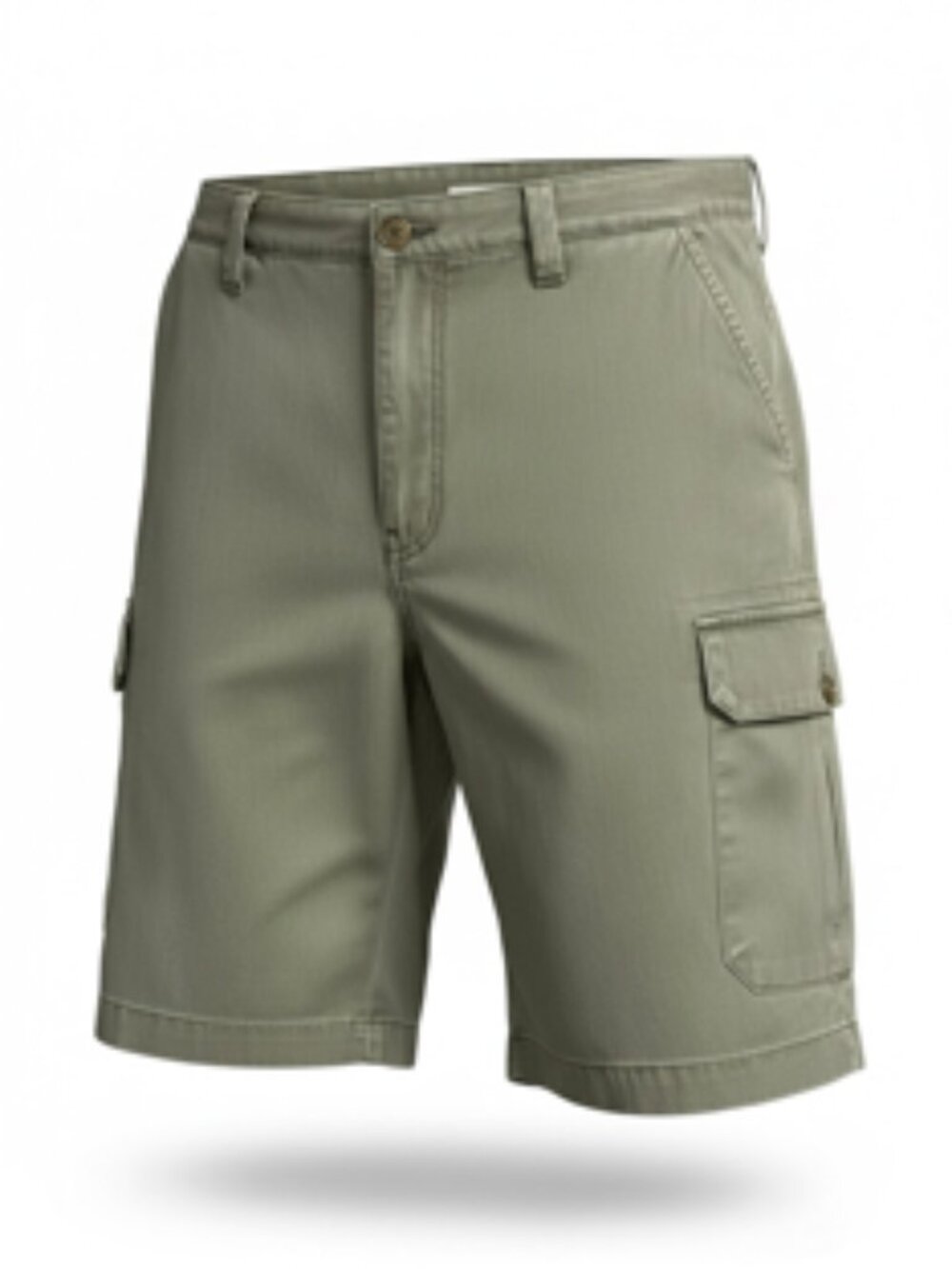 Men's 6-Pocket Cargo Shorts Khaki/Olive Green Size 42